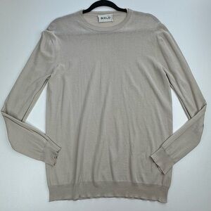 Bielo 100% Cotton Twin Neck Light Knit Lagenlook Sweater Womens Small